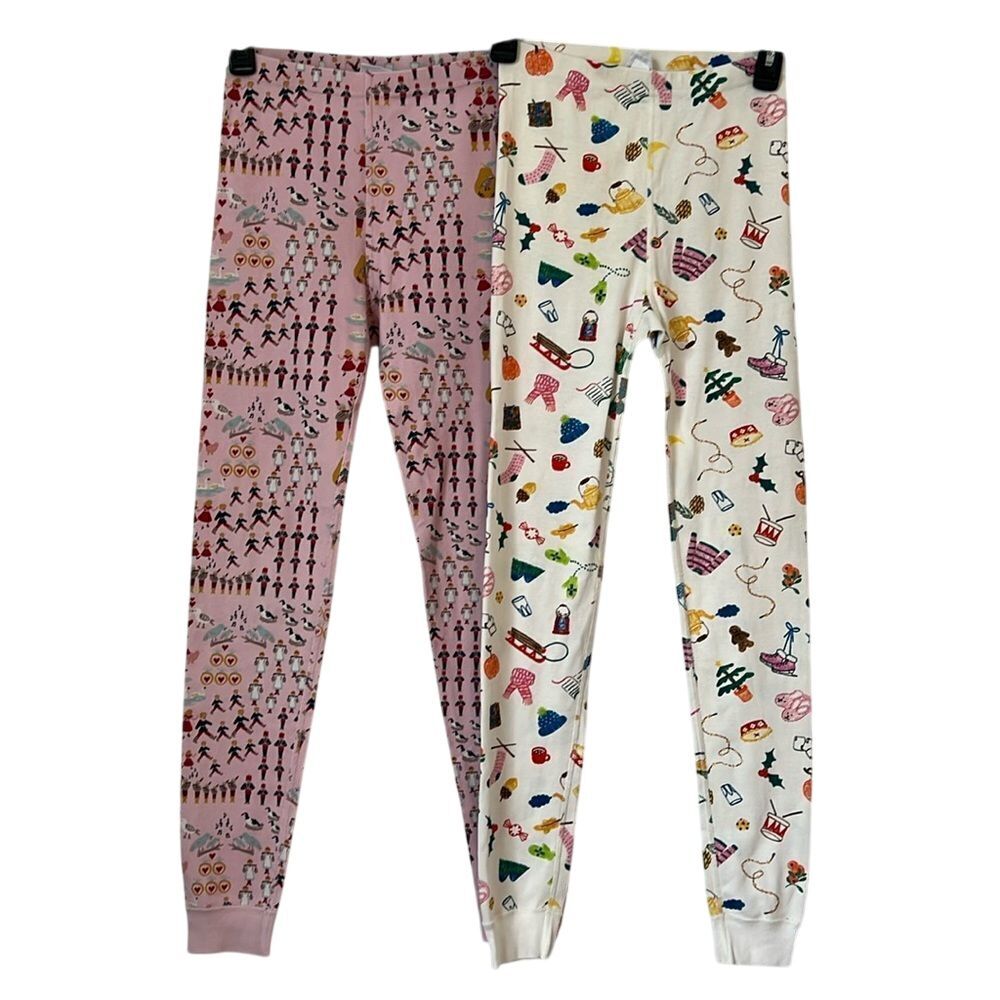 Hanna Anderson  Holiday‎ Pattern Pajama Leggings Bundle